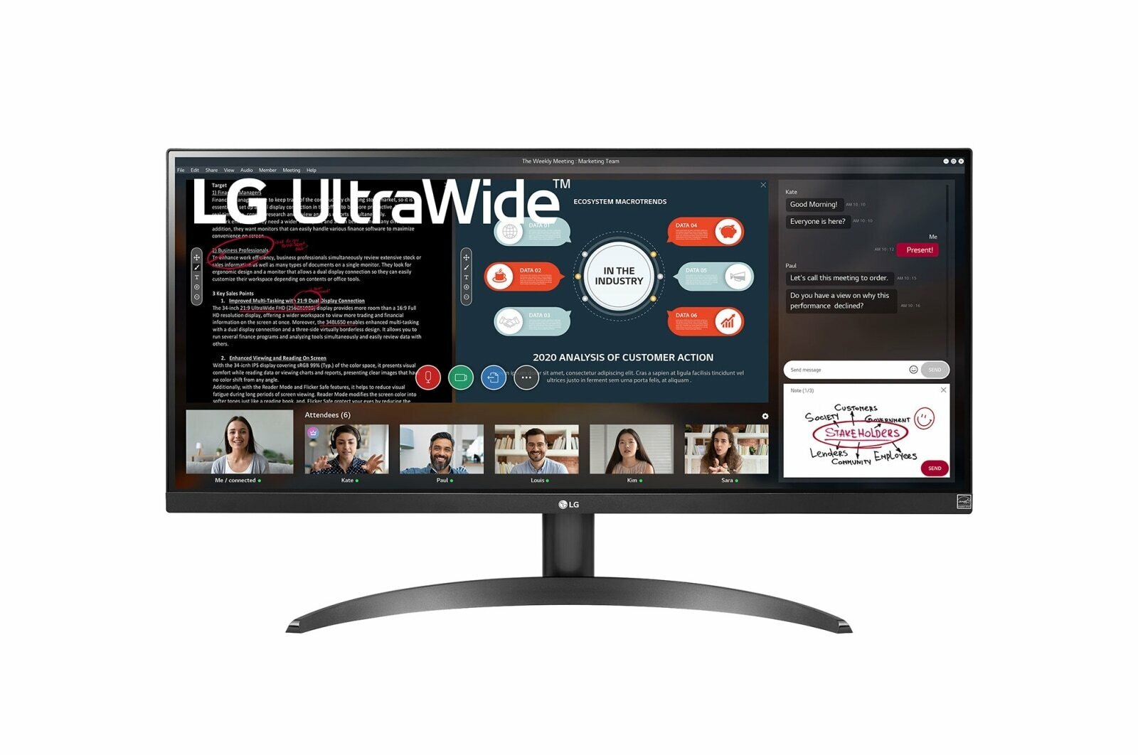 Монитор LG UltraWide 29WP500-B 29", черный [29wp500-b.aeu] - фото №9