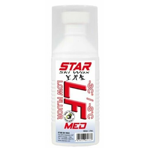 фото Жидкий парафин star lf med 061456 (-3/-8c), 100мл. star ski wax