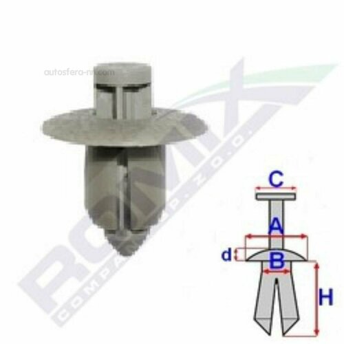 ROMIX C60520 Клипса 923₽