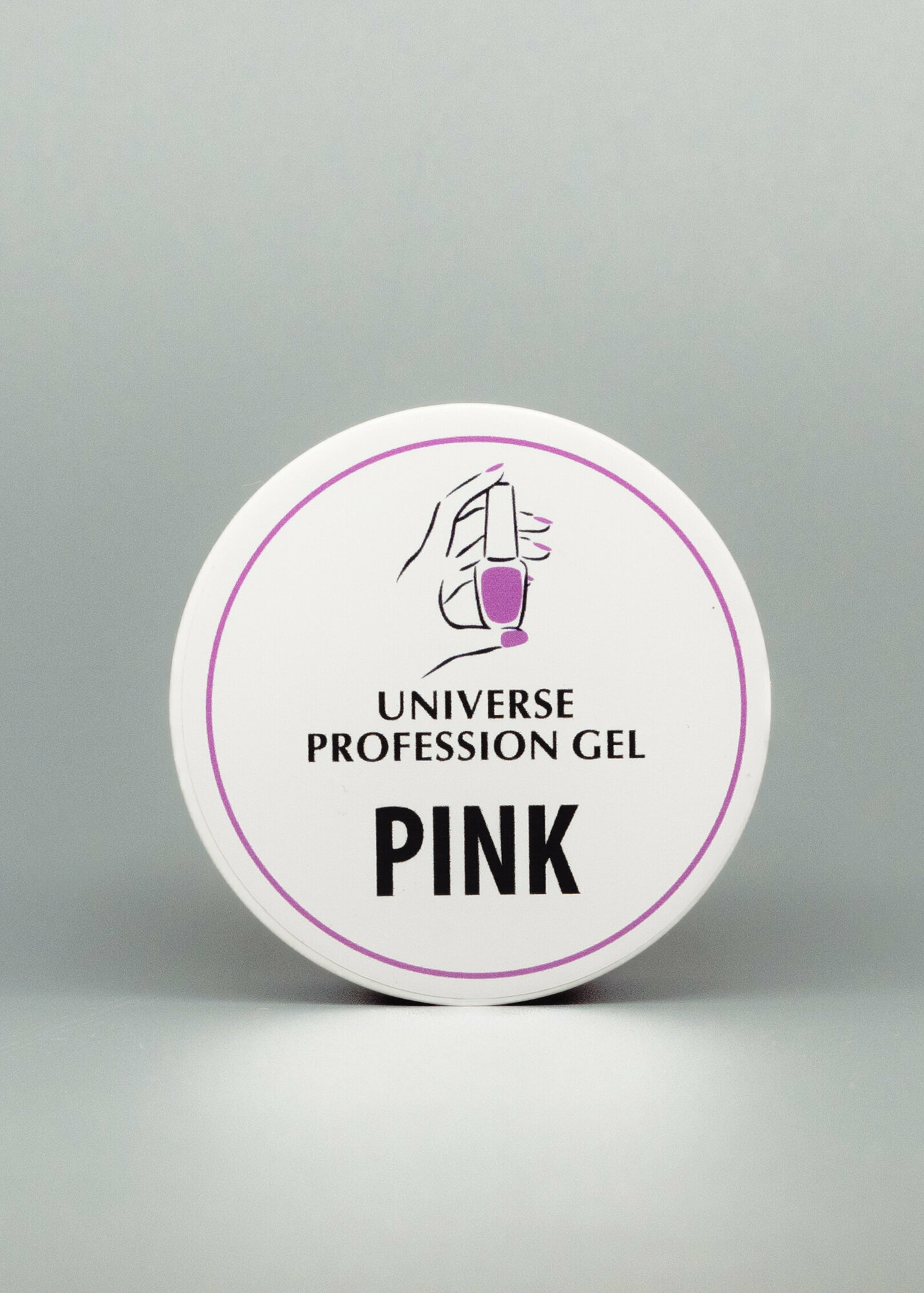 Гель Universe Profession Gel камуфлирующий для наращивания и моделирования ногтей PINK 50г