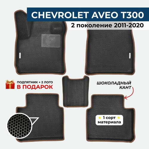 фото Eva коврики для chevrolet aveo t300 2 поколение 2011-2020 gallex