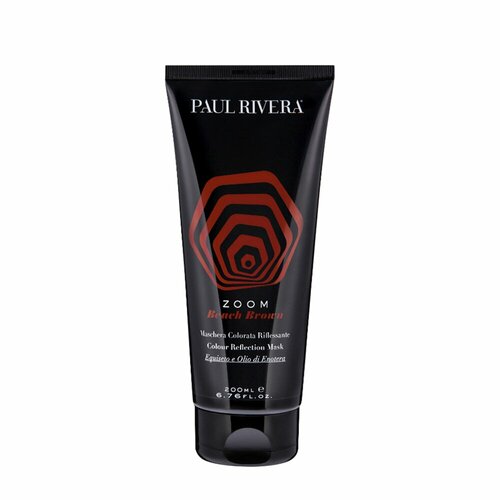 PAUL RIVERA ZOOM GOLD LAND COLOUR PERFECTION MASK, 200 ML- Пол Ривера Тонирующая маска для окрашенных и натуральных волос: золотая, 200 мл