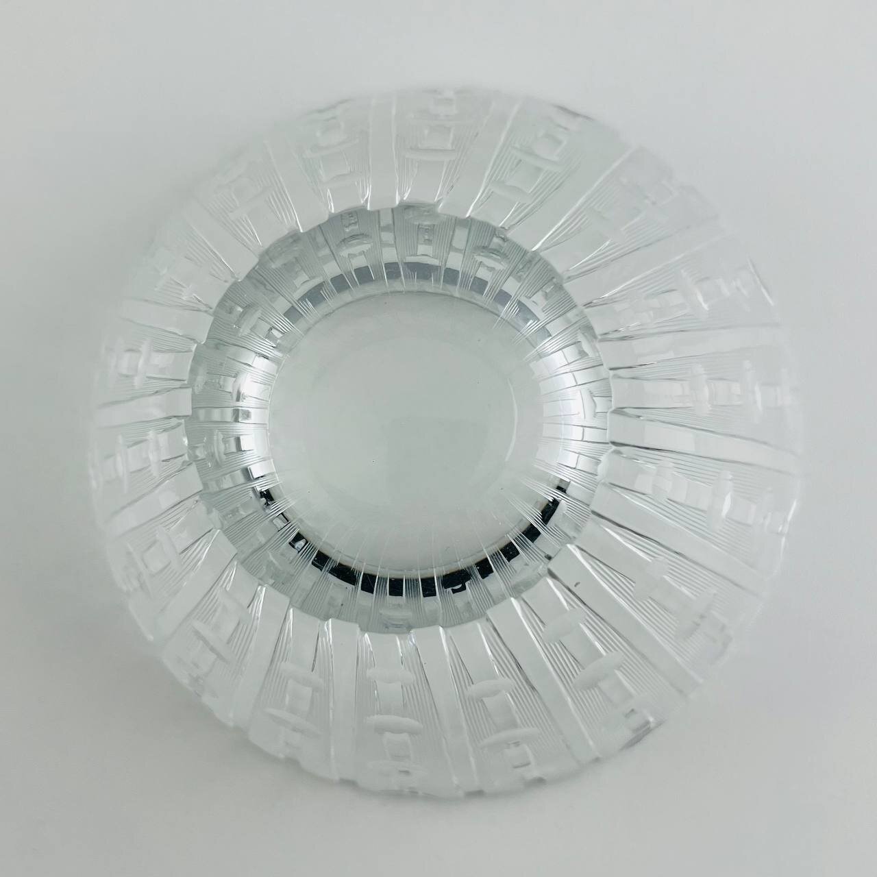 Винтажная конфетница "Бусины". Хрусталь. СССР, 1960-е. — фото 1