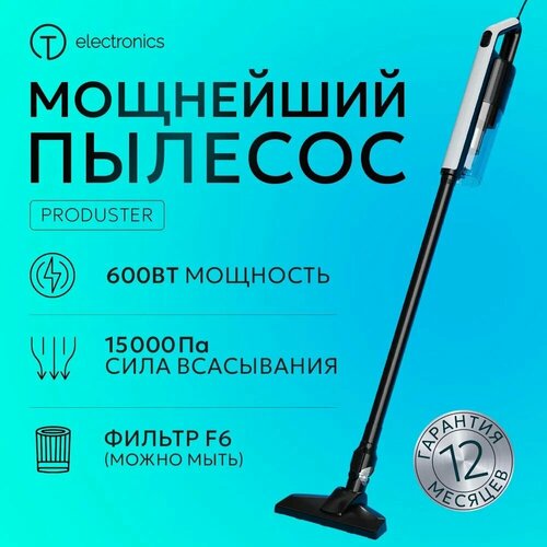 Вертикальный проводной пылесос Titan Electronics TELVVC001PT пластиковая трубка 4210₽