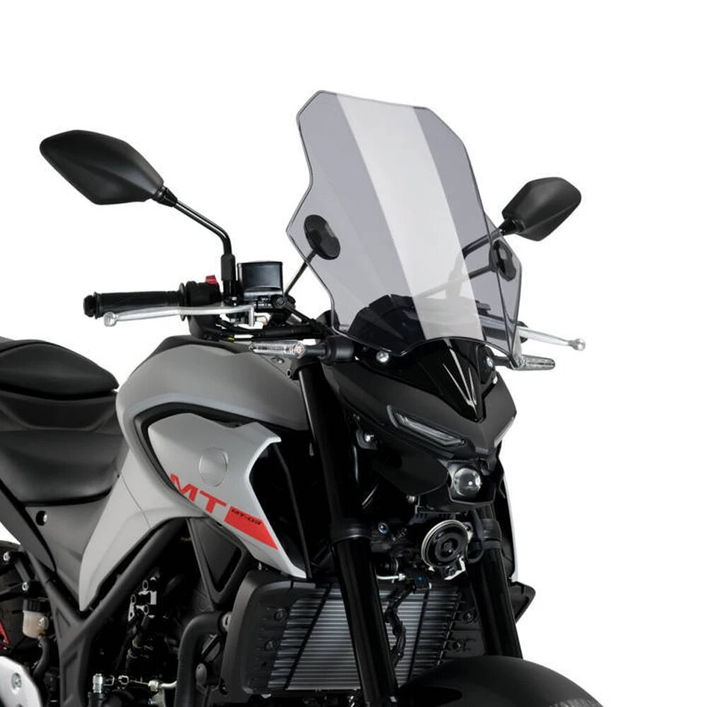 Регулируемое ветровое стекло мотоцикла для YAMAHA MT-03 MT03 MT 03 2006-2020 2021 2022 Light Grey