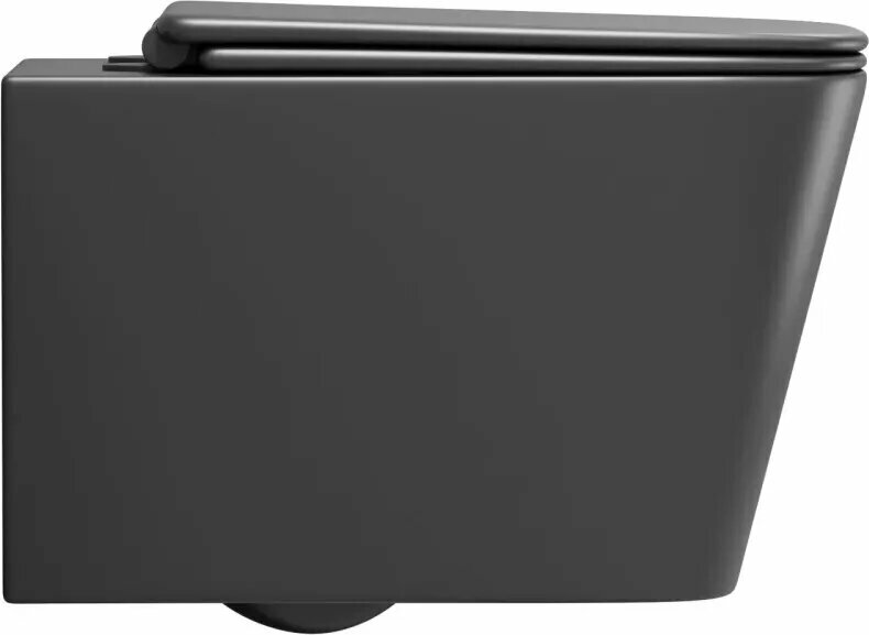 Унитаз Grossman Торнадо GR-4404BMSQ подвесной безободковый с сиденьем микролифт