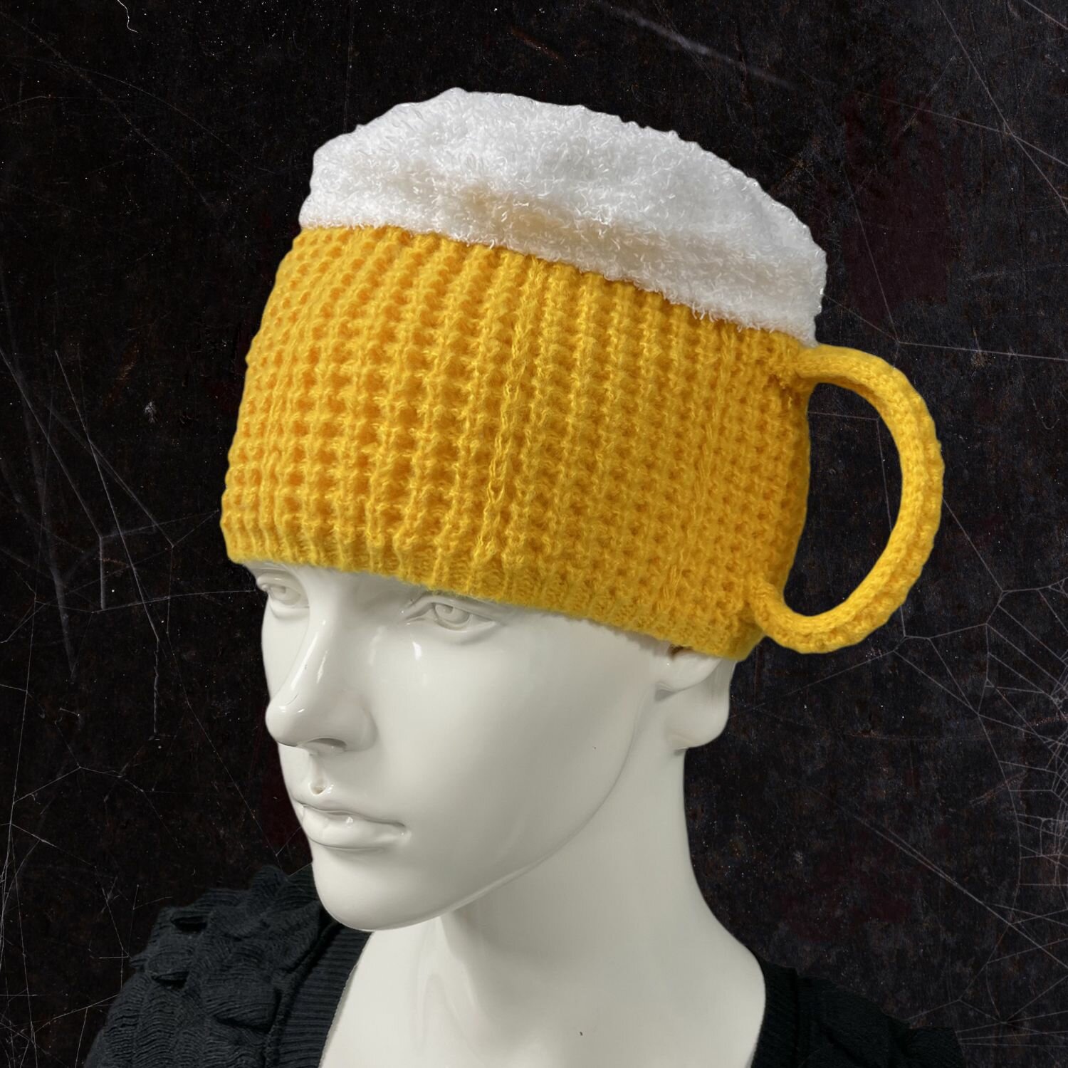 Повязка  Осень-зима 2024 для мужчин и женщин, размер OneSize, желтый, бежевый