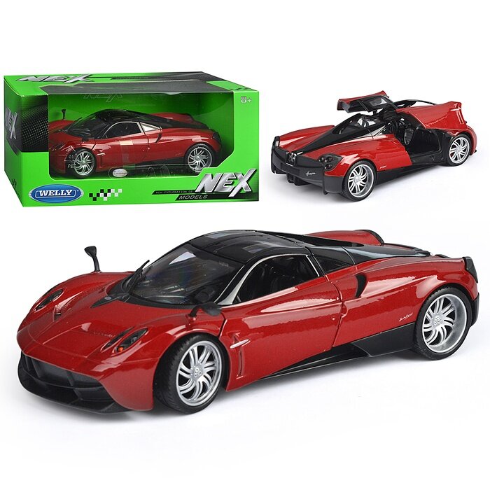 Машинка Welly М 1:24 Pagani Huayra, цвет красный (24088W)