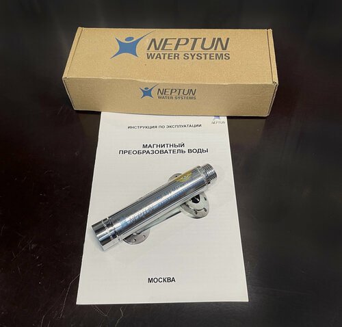 Изображение товара Магнитный преобразователь для воды NEPTUN MM-A01 1/2″ для защиты от накипи, нержавеющая сталь