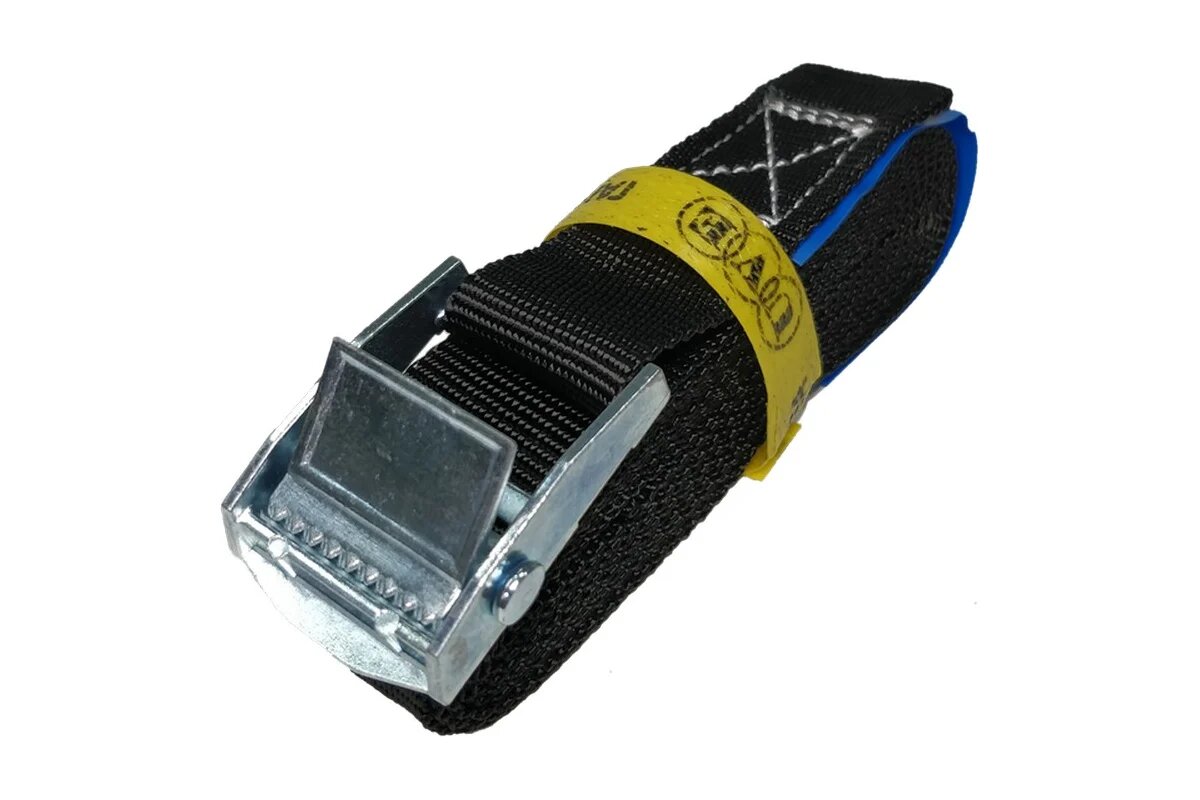 UVE Ремень стяжной с пружинным замком, 250 daN, 1 метр, 25мм, черный RS-25-250-1,0-black