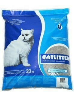 CATLITTER комкующийся наполнитель для кошачьего туалета, 20 кг