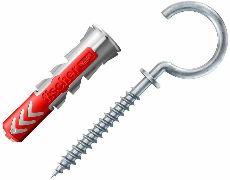 Дюбель с круглым- крюком- fischer -DuoPower 5 x 25- RH - 8шт