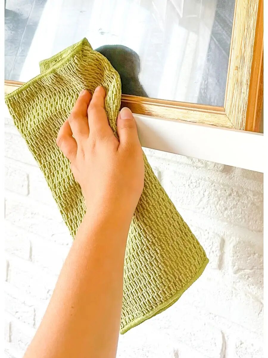 Набор салфеток для глянцевых поверхностей и уборки 40х30 см — фото 1