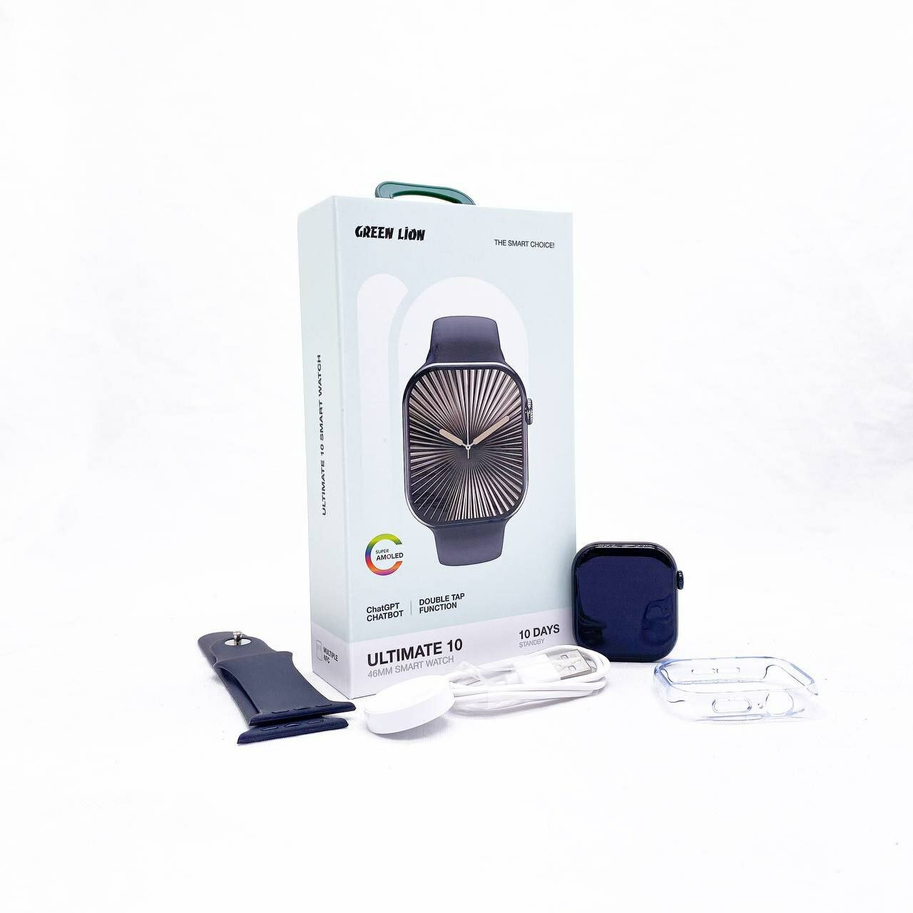 Смарт-часы Green Lion Ultimate, 250мАч, AMOLED, Bluetooth 5. — фото 1