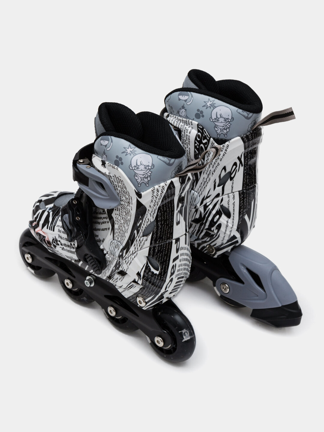 Роликовые коньки, раздвижные, для детей и взрослых, 4 колеса — фото 1