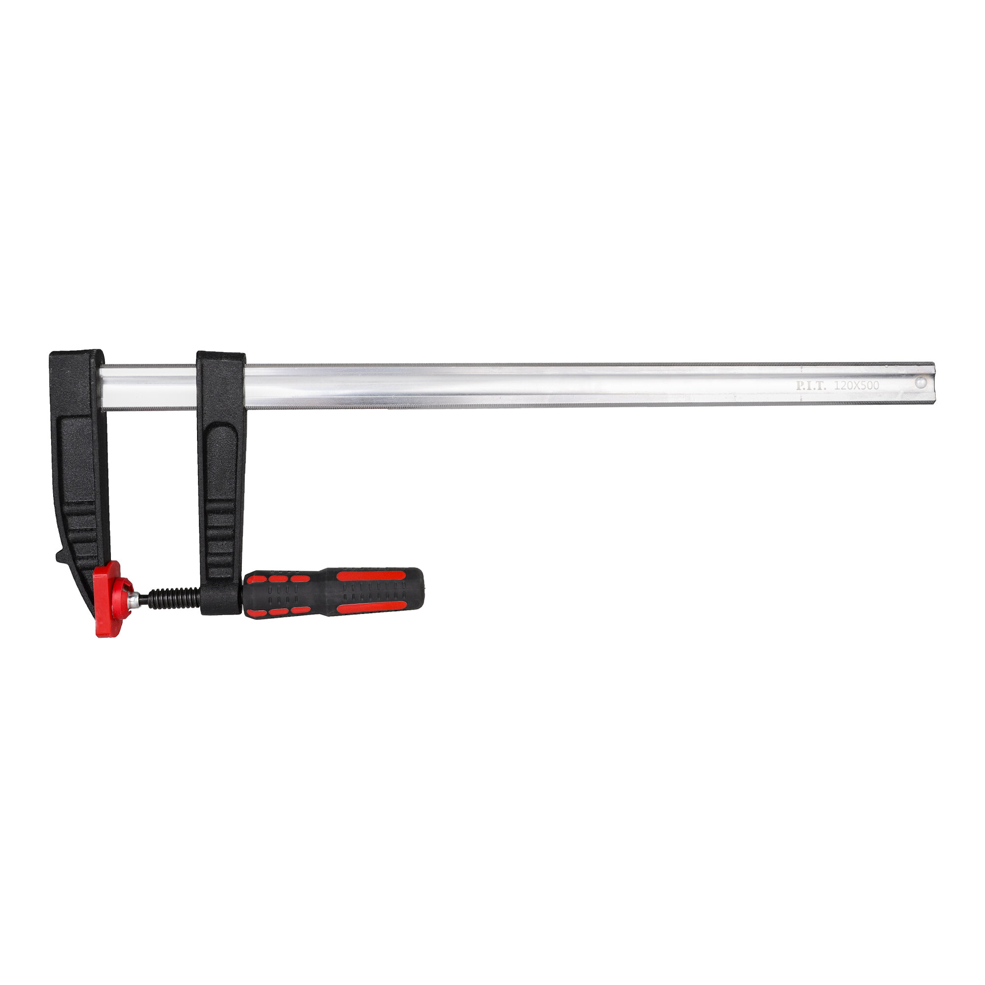 Струбцина винтовая P.I.T. ADVANCE HCLF03-0500 (500мм, тип F, 120х480 мм, 4000 Н, сталь/чугун)