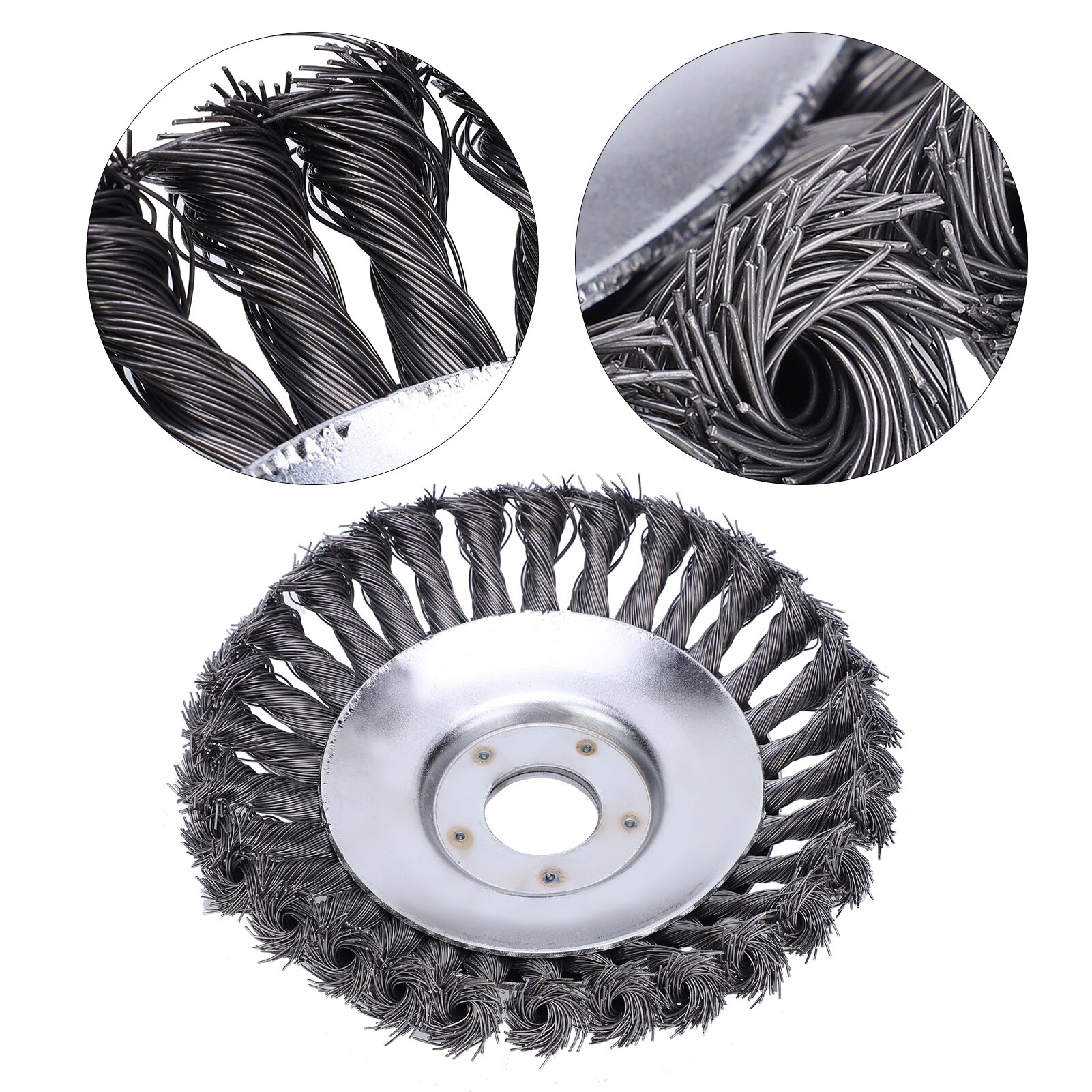 Газонокосилки Ручные Wire Wheel газонокосилка садовая трава вращающаяся на прополке щетка промышленные аксессуары