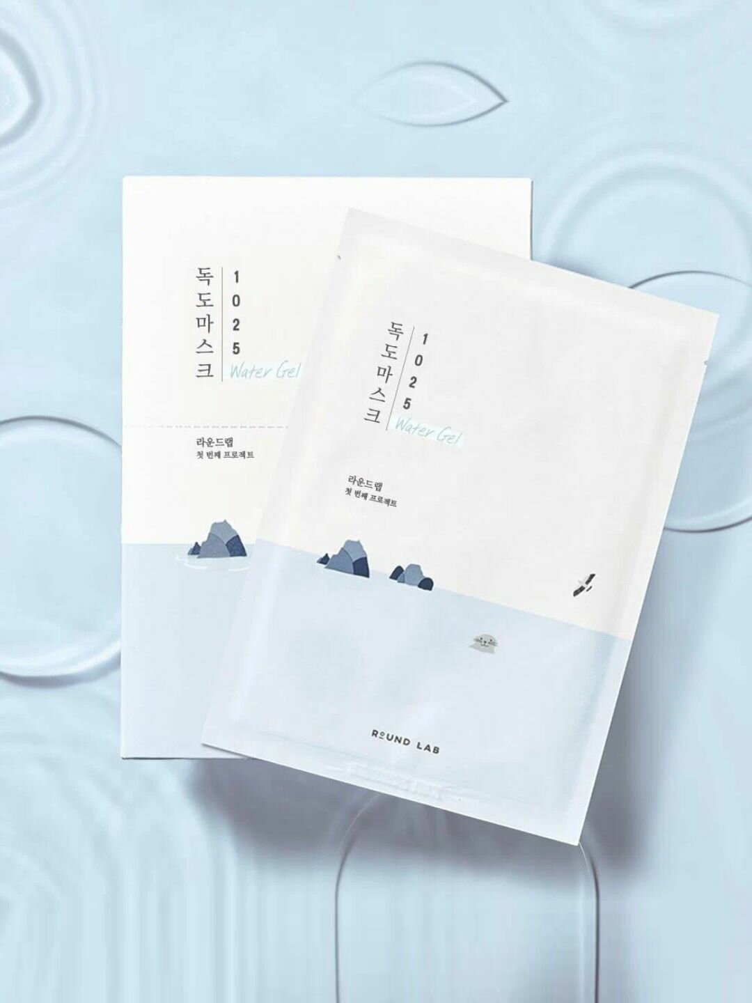 ROUND LAB Маска для лица 1025 Dokdo Warter Gel Mask Sheet, 30 мл