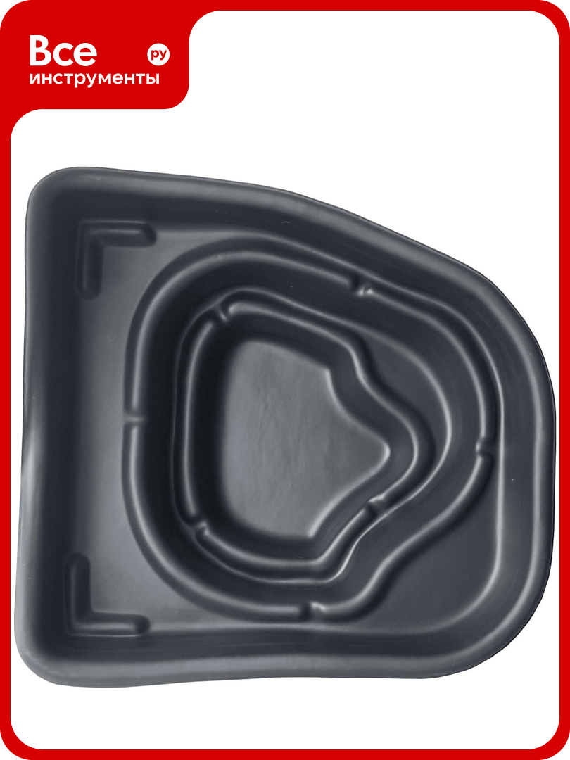 Декоративный пруд ЦентрПласт 180 л пластиковый 100x90x40 см черный 20341