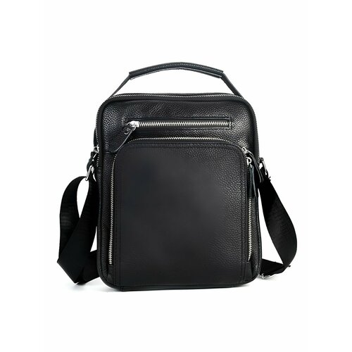 Сумка барсетка КожаноFF, фактура гладкая, черный