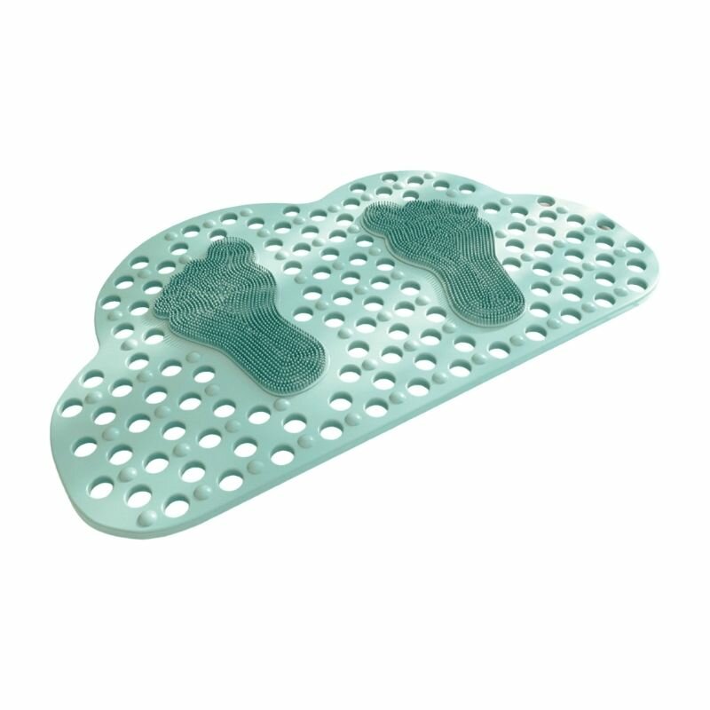 1 шт. Детский противоскользящий коврик для ног в ванной комнате-зеленый-40x70 см