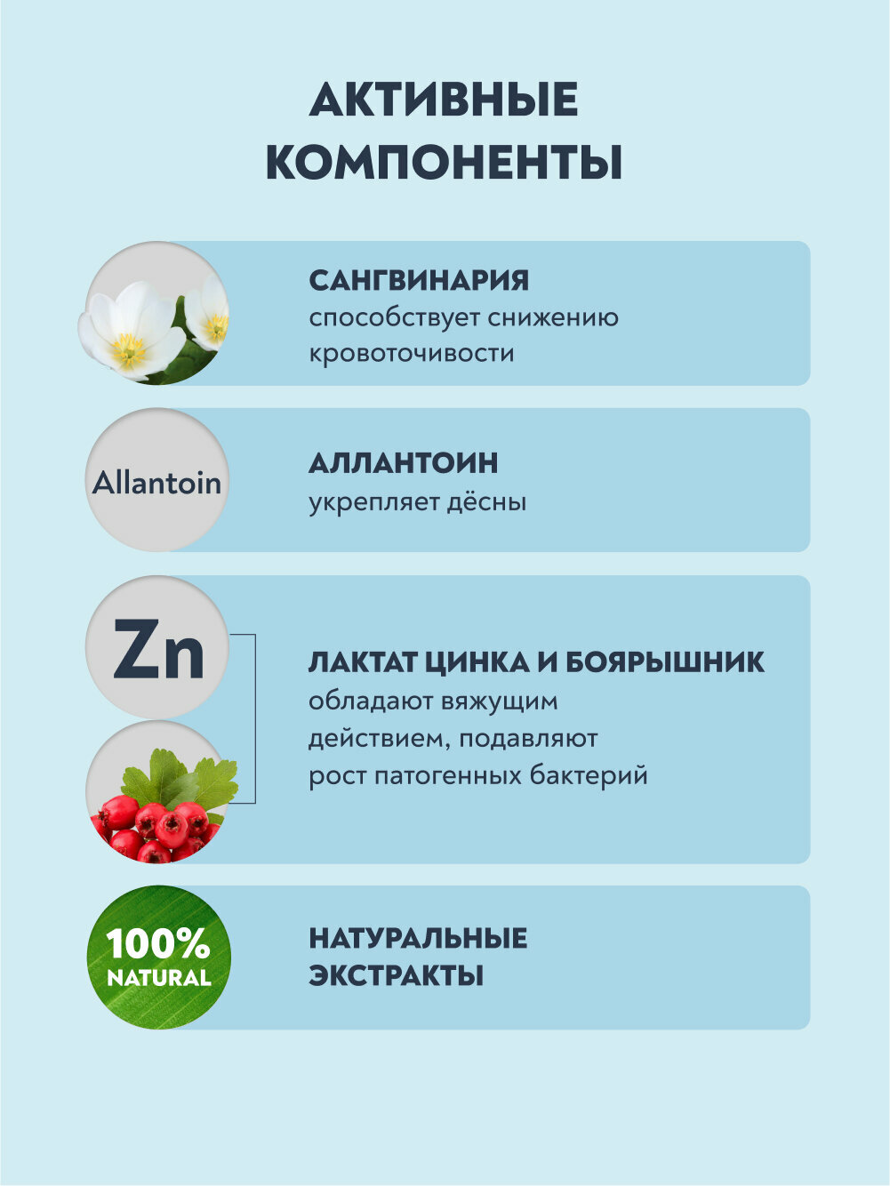 Зубная паста для укрепления десен PRESIDENT Active RDA 75, 75 г — фото 1