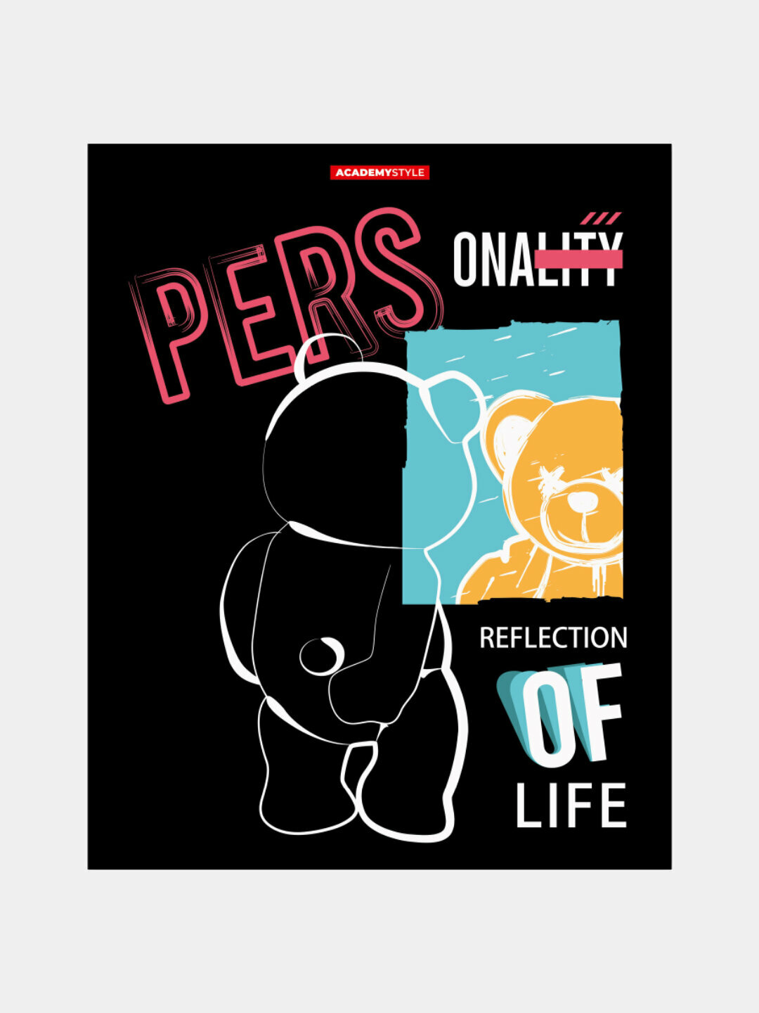 Тетрадь А5, 48л, клетка, "Мишки" 5 шт — фото 1