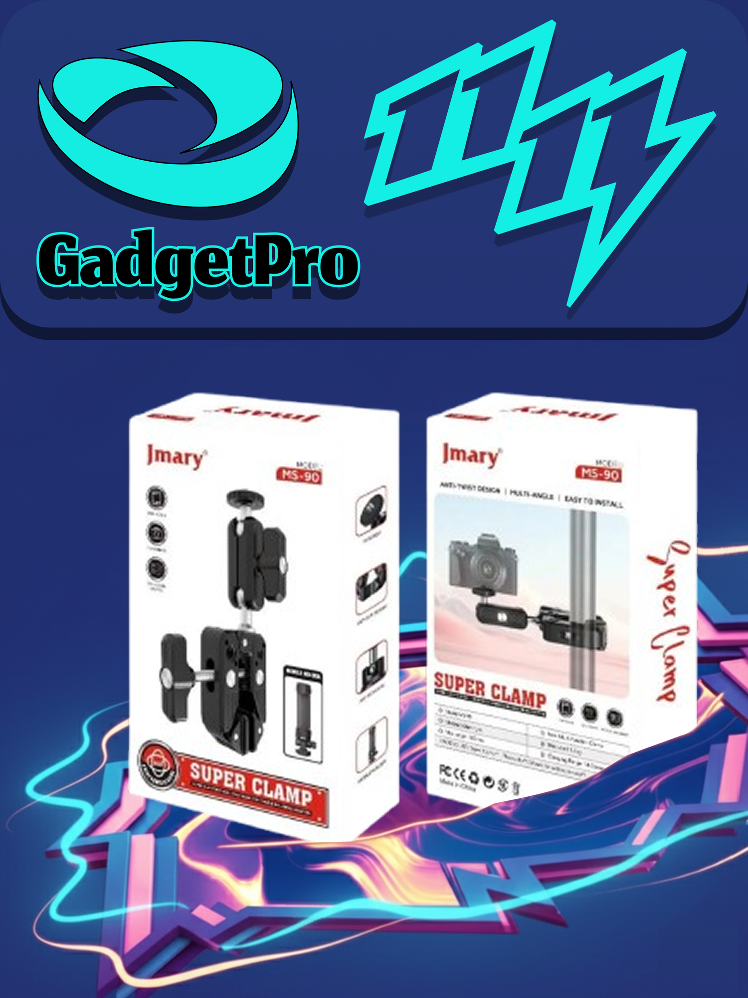 Селфи-палка Jmery MS-90 для телефона: телескопический монопод с Bluetooth, черный, надежный