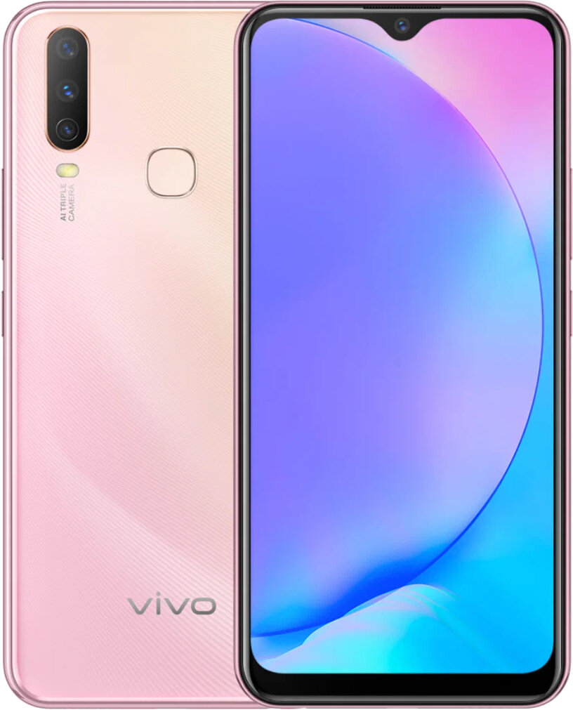 Смартфоны Vivo Y17, 8 Гб, розовый
