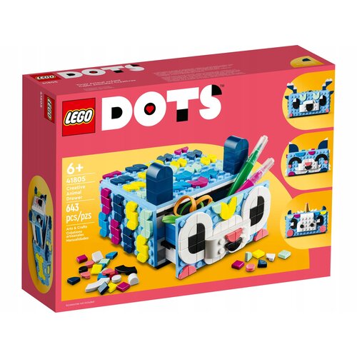 Конструктор LEGO DOTS 41805 Creative Animal Drawer, 643 дет.