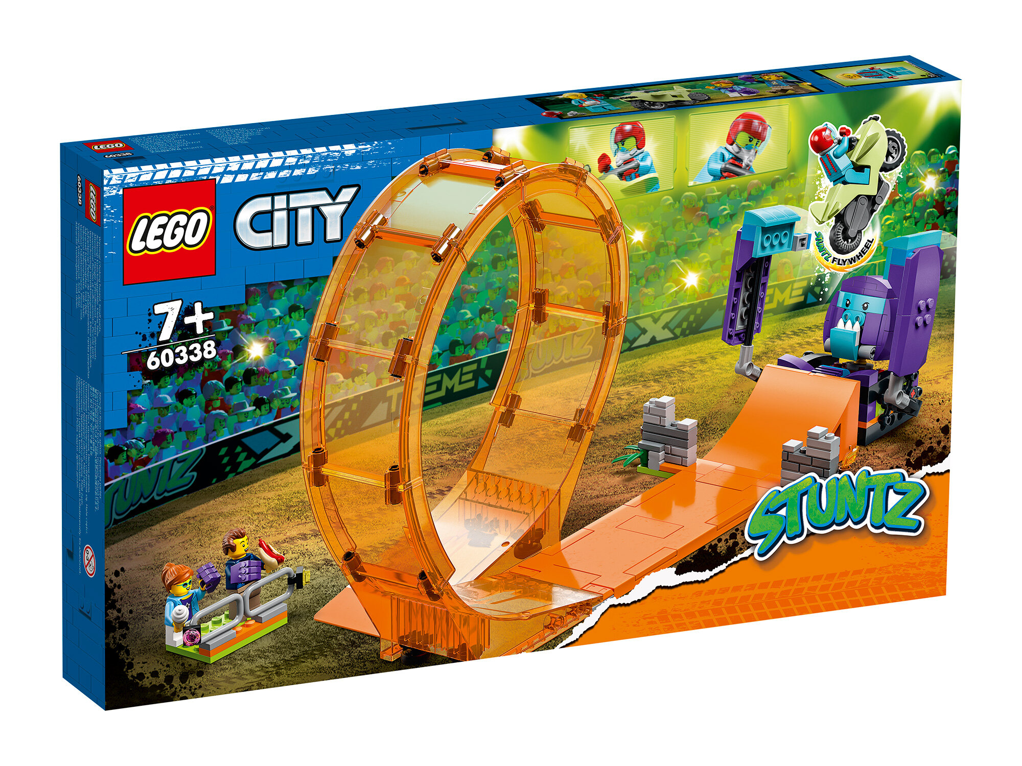 Конструктор LEGO City 60338 Smashing Chimpanzee Stunt Loop