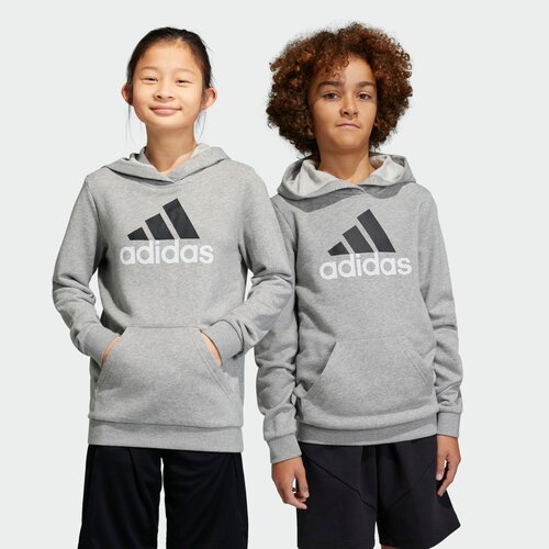 Худи спортивное adidas, размер 9-10 лет, серый