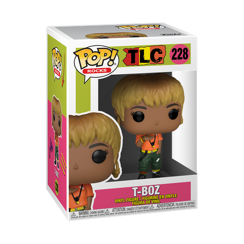 Фигурка Funko POP! Rocks TLC T Boz 56734, 9.5 см t boz фигурка funko pop rocks tlc тионн уоткинс t boz из группы tlc