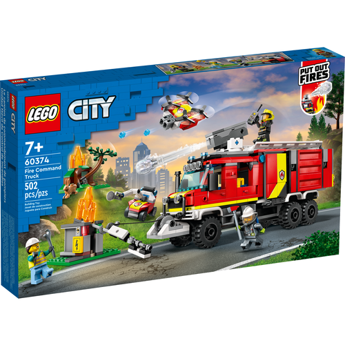 Конструктор LEGO City 60374 Пожарная машина, 502 дет. конструктор lego city fire 60279 пожарная машина 87 дет