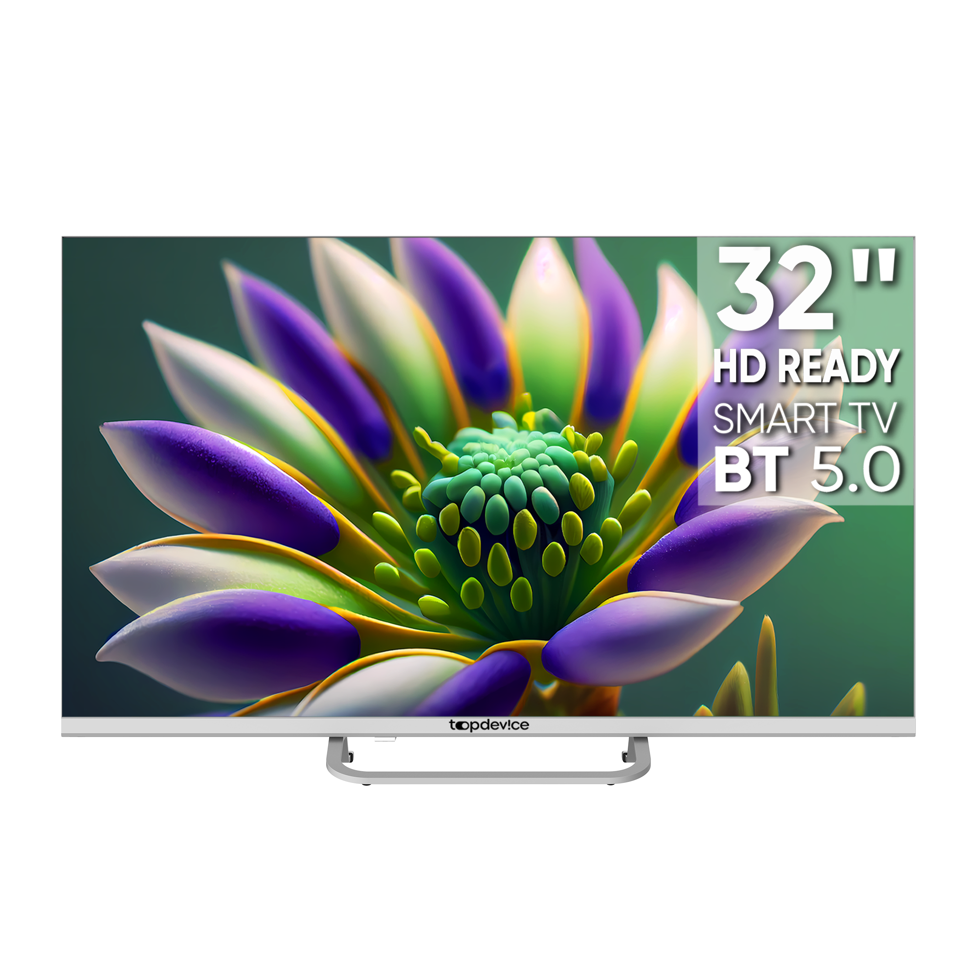 Телевизор Topdevice 32" TDTV32CS04H_WE (HD 1366x768, SmartTV) белый - фото №1