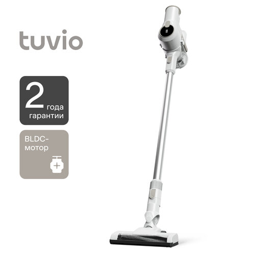 Вертикальный пылесос беспроводной Tuvio TS02HBHW белый 940000₽