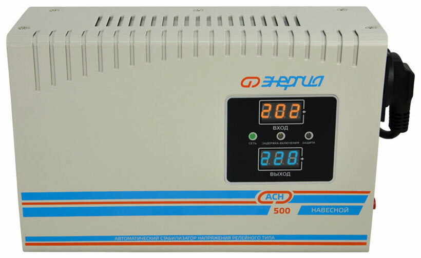 фото Однофазный стабилизатор напряжения Энергия АСН-3000 навесной