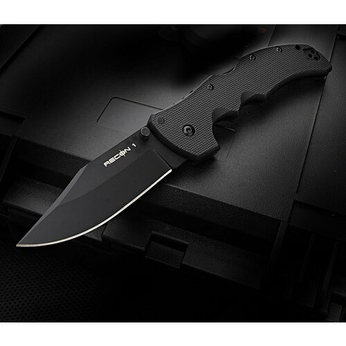 фото Нож складной mirco recon 1, рукоять черный g10