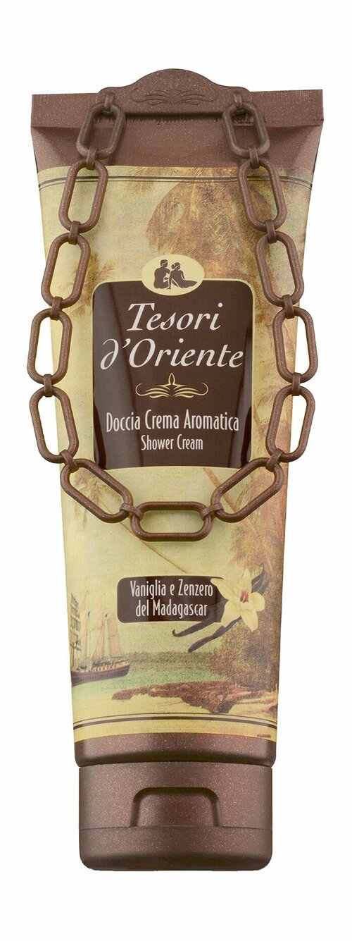 Ароматический гель для душа c экстрактом ванили и имбиря / 250 мл / Tesori DOriente Vanilla & Ginger Shower Cream