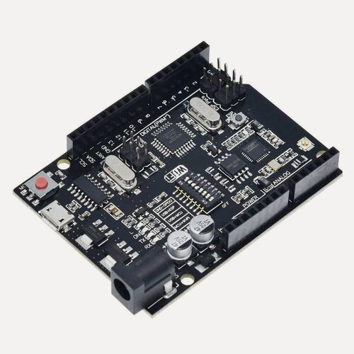 Изображение товара Контроллер Arduino Uno R3 на ATmega328P + WiFi ESP8266 + USB кабель