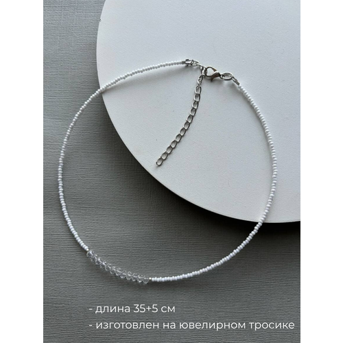 Чокер SIDORINA SOFIA ACCESSORIES бисер длина 35 см белый 275₽