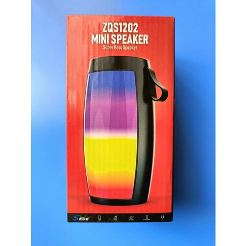 Портативная колонка Speaker ZQS-1202 мощная портативная колонка bt speaker zqs 6201 bluetooth с микрофоном и светомузыкой