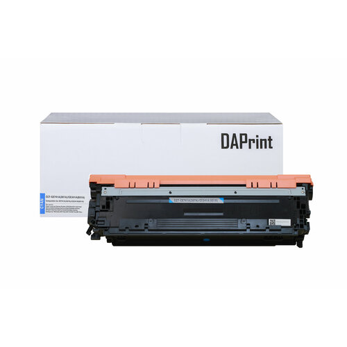 Картридж DAPrint CE741A (307A) для принтера HP, Cyan (голубой) картридж ce741a 307a cyan для принтера hp color laserjet pro cp5225dn cp5225xh