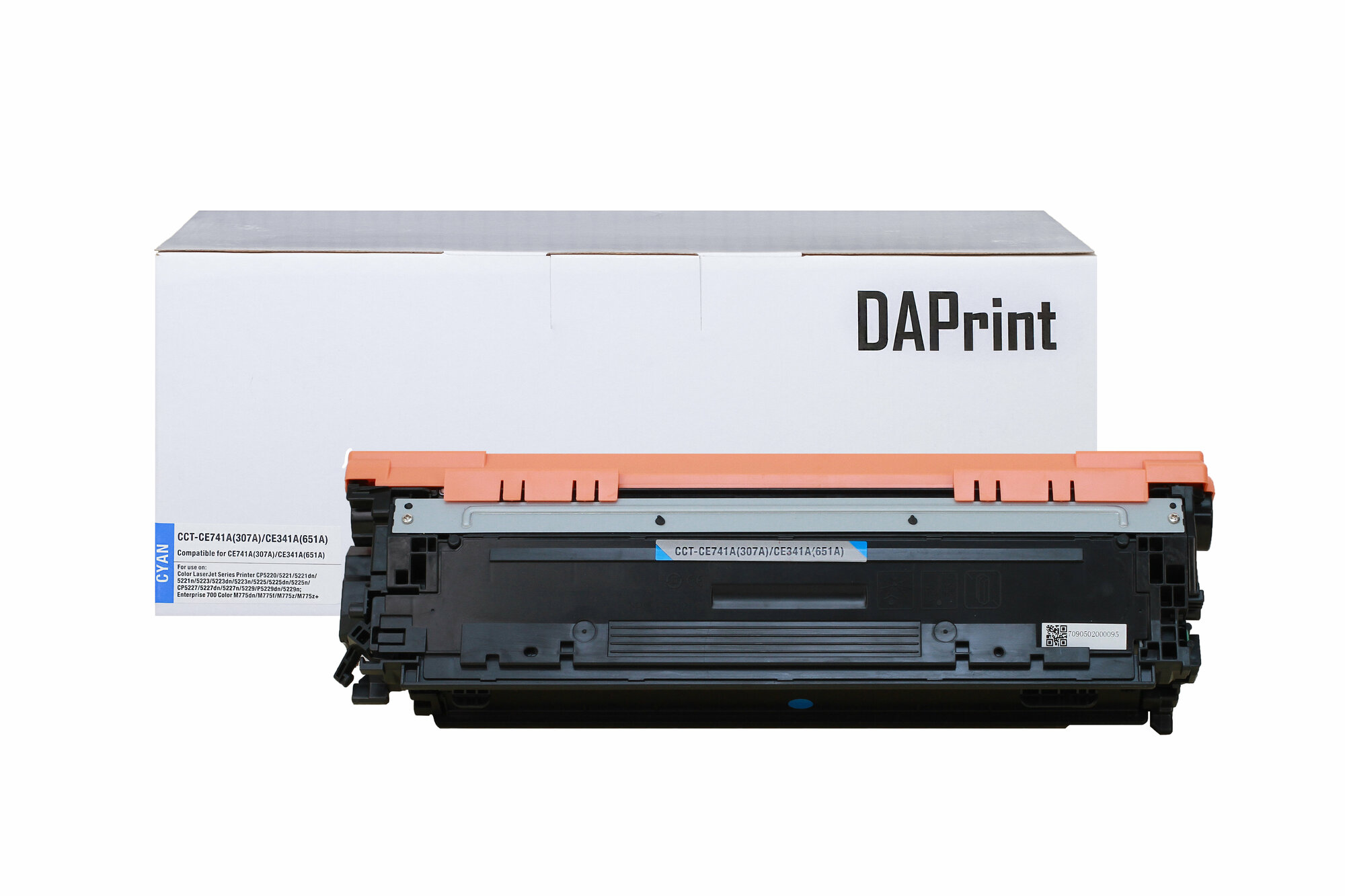 Картридж DAPrint CE741A (307A) для принтера HP, Cyan (голубой)