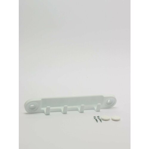 Крючок вешалка 4 рожка с креплениями Цвет Молочный 499₽