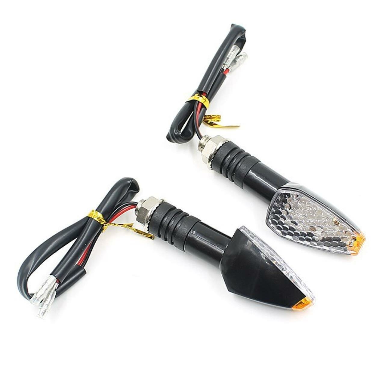 Указатели поворота светодиодные/поворотники универсальные 10LED (2шт) для мототехники — фото 1