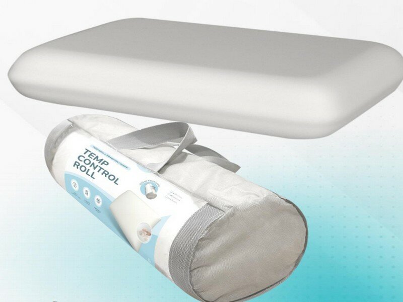 Подушка ортопедическая Temp Control roll S (9 см) 60х40 см с эффектом памяти