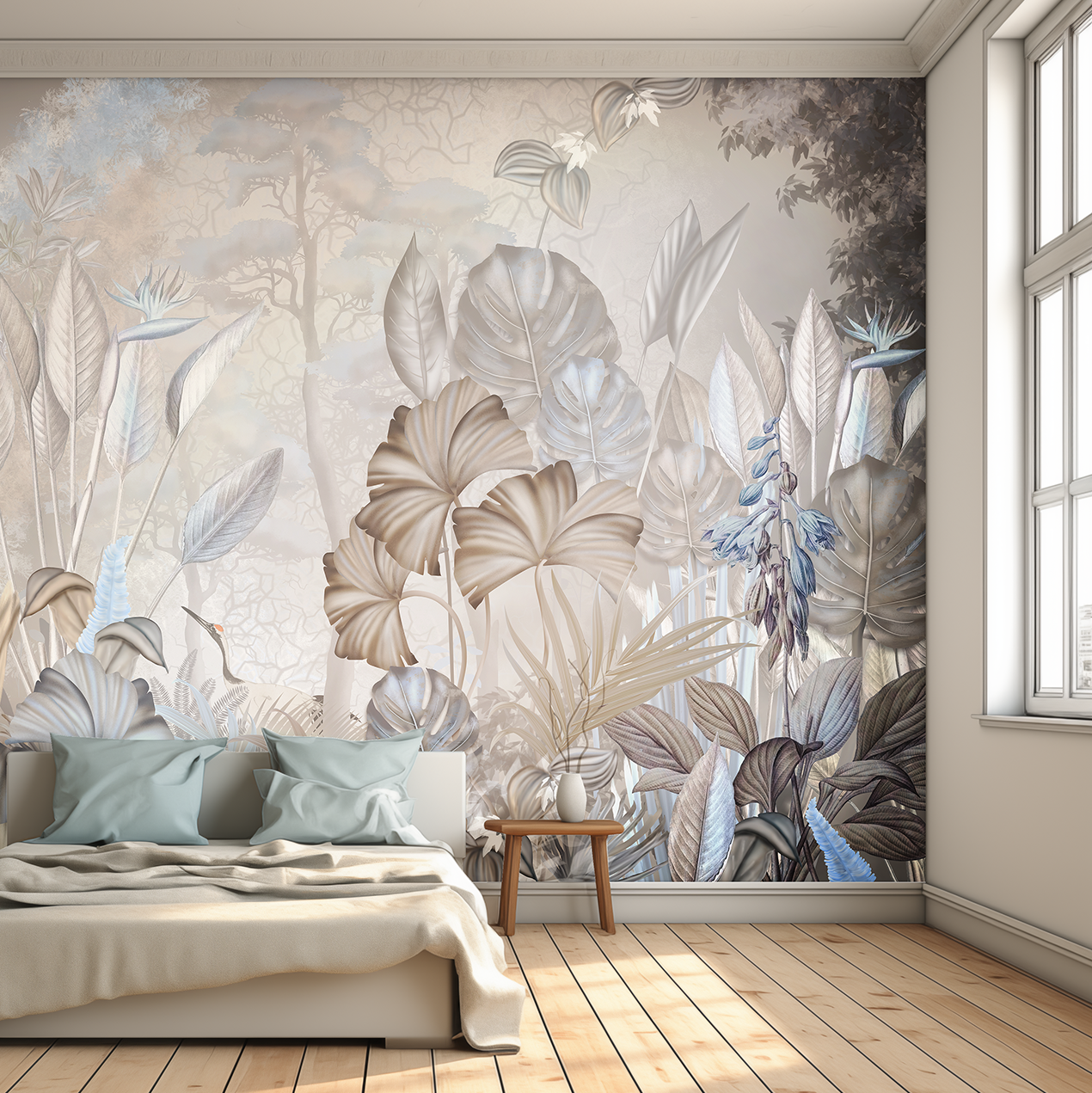 фото Фотообои флизелиновые на стену Fotooboikin "Красивый лес" 400х270 см