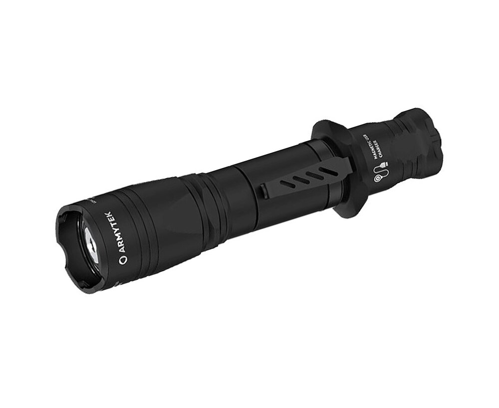 Фонарь светодиодный тактический Armytek Dobermann Pro Magnet USB, 1500 лм, холодный свет, аккумулято