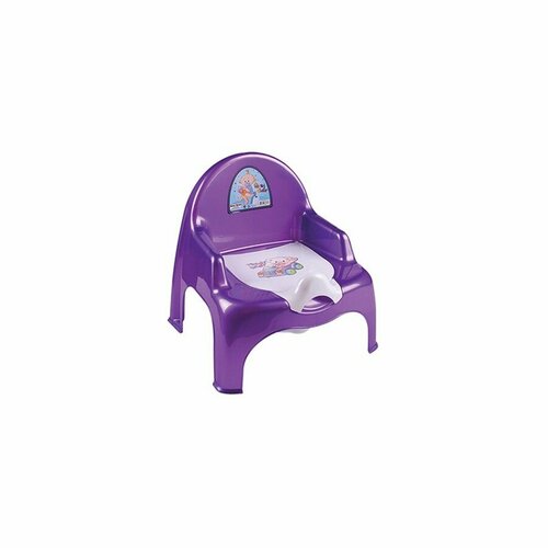 Горшок детский кресло Ниш 11101 / Детский туалет цвет фиолетовый горшок для цветов пластик 5 3 л 23х20 см бежевый dunya plastik дюна 694
